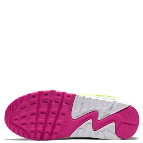 Air max 90 ltr. Volt/fire pink. Kids sneakers. - Picture 5 of 9